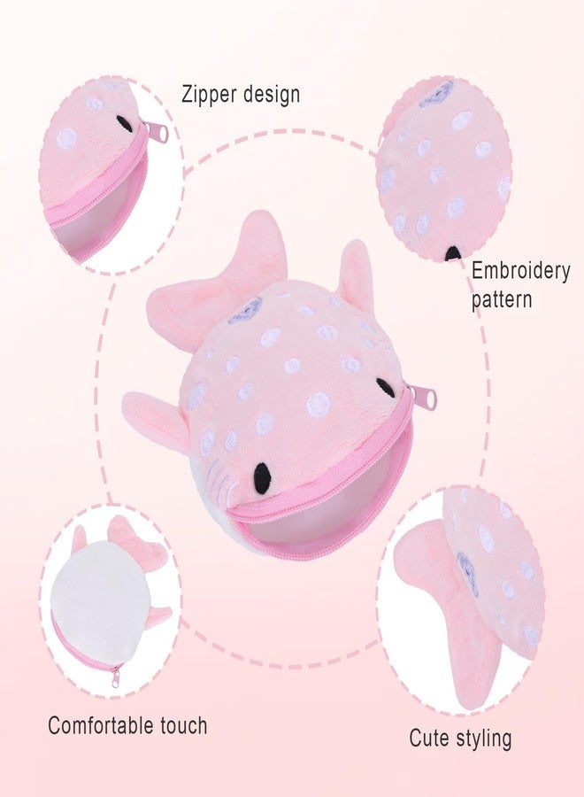 SXoonKing 3Pcs Whale Shark Coin Purse,Cute Wallet,Coin Pouch,Keychain Pouch,Coin Purse Keychain,Shark Stuff,Cute Wallets,Shark Gifts,Kawaii Purse,Small Coin Pouch,Coin Bag Purse for Girls Women - Image 3